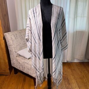 American Eagle Outfitters Striped Tunic - White and Black